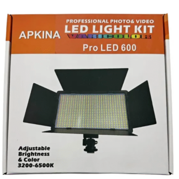 Apkina LED 600 PRO Professional Photo & Video Light