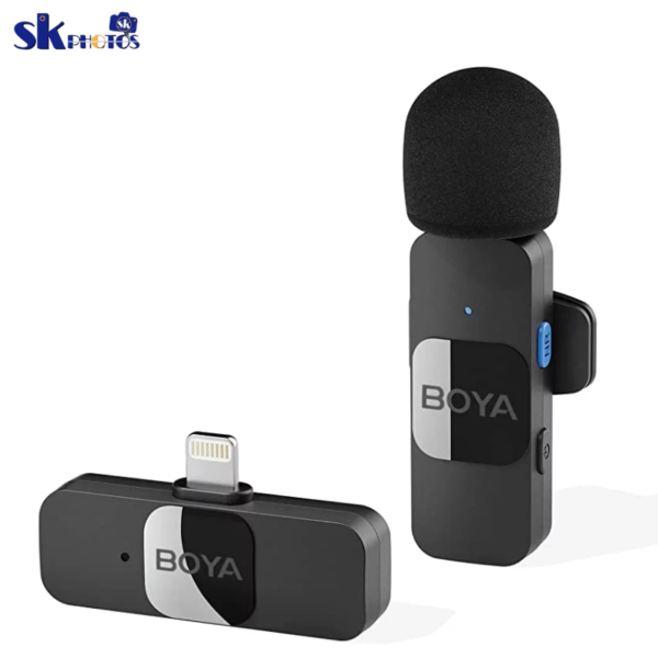 BOYA BY-V1 Wireless Mic for Omnidirectional for IOS Devices