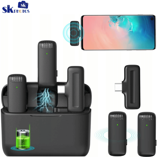 Ulanzi J12 2-Person Dual Wireless Microphone For Type-C