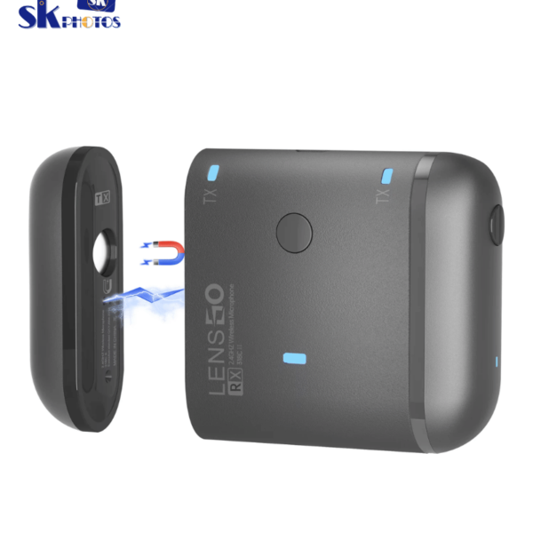 LENSGO 318C II Dual Wireless Lavalier Microphone
