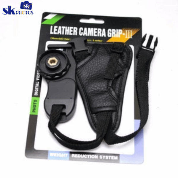 Leather Camera Grip-III Hand Strap