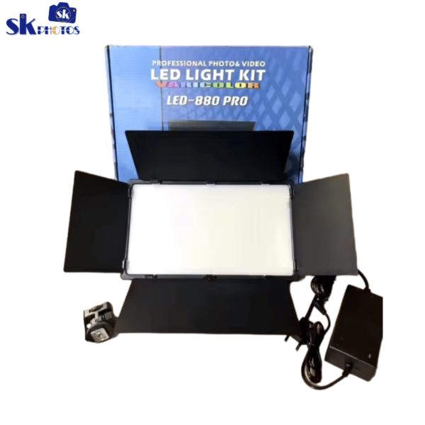 LED 880 pro 50W 3200-6500K Battery Bi-colour Led Panel Photography Light Portable Studio Led Light Portable for Photography