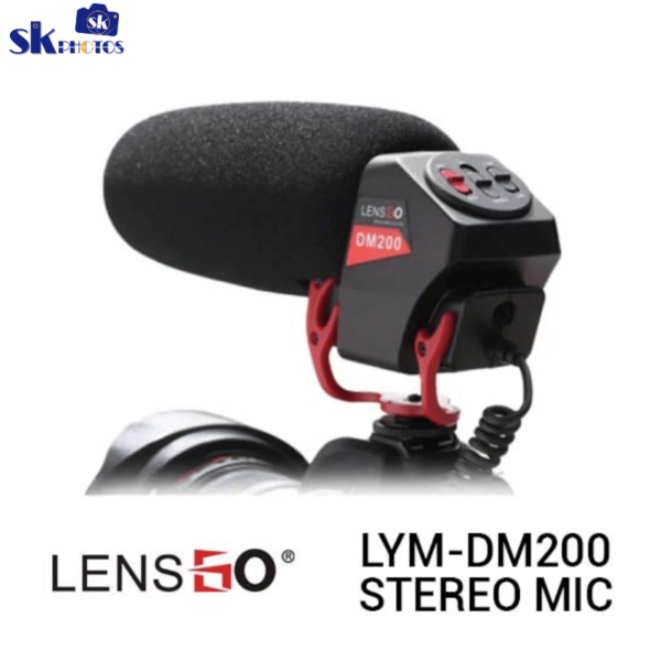 Lens Go DM200 Professional Shotgun Microphone – Superior Audio Capture for Your Creative Endeavors