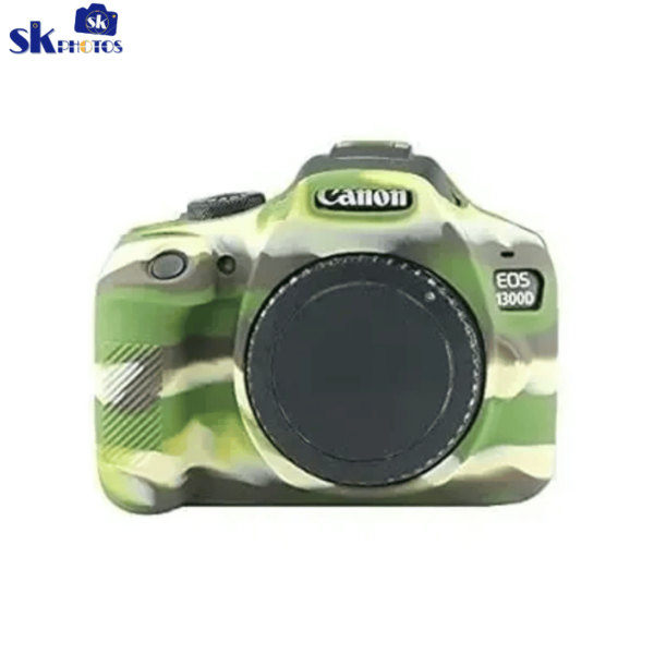 1200D/1300D/1500D camera silicone protective body camera cover Camera Bag (Camouflage)