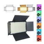 LED 800 RGB Professional Light with 2 battery + Charger and Stand Complete kit Set - Image 2