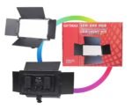 LED 800 RGB Professional Light with 2 battery + Charger and Stand Complete kit Set - Image 7