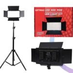 LED 800 RGB Professional Light with 2 battery + Charger and Stand Complete kit Set