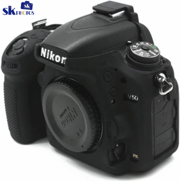 Camera Case for Nikon D750 - Protective Silicone DSLR Skin Cover, Detachable Cage, Shockproof, Dustproof black / Camouflage / yellow
