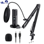 Maono AU-PM422 Monitorable USB Condenser Microphone Kit Black