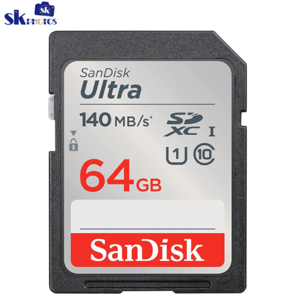 SanDisk 64GB 140MB/s Ultra UHS-I SD Card
