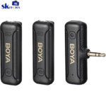 BOYA BY-WM3T2-M2 Dual Channel Mini 2.4GHz Wireless Microphone With Charging Case