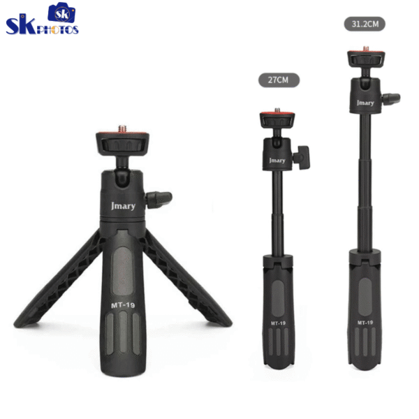 Jmary MT-19 Table Top Mini Portable Extendable Tripod Stand