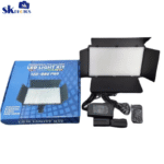 LED 880 Pro with Dual Battery Charger & Adapter 50W Bi-Colour Led Panel Photography Light