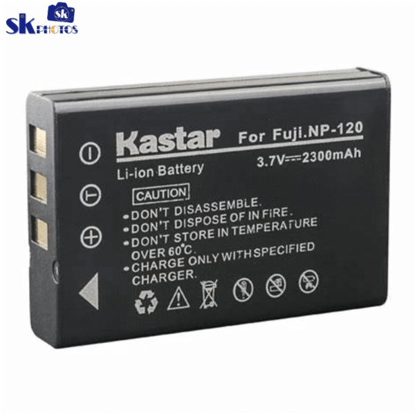 Kastar Battery for Fujifilm NP-120 NP120 FNP120 D-LI7 DB-43 and Fujifilm Finepix 603 M603 F10 F11 Zoom Optio 450 550 555 750 750Z MX MX4 Camera