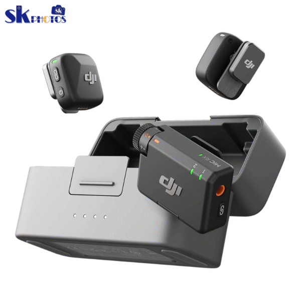 DJI Mic Mini (2 TX + 1 RX) – 2-Person Wireless Microphone with 400m Range