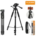 Plokama PK9970 Professional Tripod | Adjustable Aluminum Alloy Tripod Stand | Heavy-Duty Camera & Mobile Tripod for Photography & Videography | 360° Rotation | Travel-Friendly - Image 5