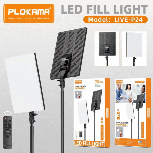 Plokama Live-P24 Application Scenarios Led Fill Light Panel