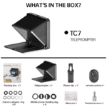 LENSGO TC7 Teleprompter For Smartphone & DSLR Camera - Image 4