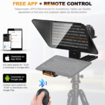 LENSGO 12.9'' Aluminum Teleprompter for iPad Tablet DSLR Cameras with Remote Control, App Compatible with iOS/Android,Professional Prompter for News/Broadcasting,Online Teaching,Live Streaming(TC12) - Image 5