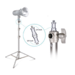 (Silver) Studio Light Stand Heavy Duty - Image 8