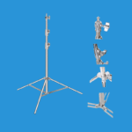 (Silver) Studio Light Stand Heavy Duty