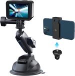 TELESIN Aluminum Alloy Camera Suction Cup Mount