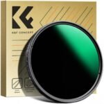 K&F Concept 49mm  Variable ND3-ND1000 ND Filter (1.5-10 Stops) Neutral Density Lens Filter with 24 Multi-Layer Coatings for Camera Lens Nano-Dazzle
