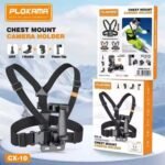 PLOKAMA CX 10 Action Camera & Phone Chest Mount Body Belt with 360° Adjustable Holder Hands-Free Harness for Sports, Hiking, Vlogging & Action Shots - Image 3