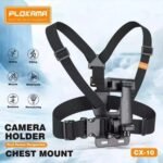 PLOKAMA CX 10 Action Camera & Phone Chest Mount Body Belt with 360° Adjustable Holder Hands-Free Harness for Sports, Hiking, Vlogging & Action Shots - Image 8