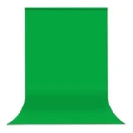 5x9 Feet Large Collapsible Green Screen Backdrop Portable Retractable Chroma Key Panel Photo Background with Stand for Video Conference, Photographic Studio, Streaming