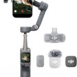 DJI, Osmo Mobile 8P, Smartphone Gimbal Stabilizer, Creator Combo, 3 Axis Stabilization, Foldable Design, ActiveTrack, Portable Vlogging Rig for iPhone Android, Black | Osmo Mobile 8P with Dji Mic