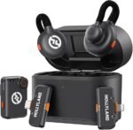 Hollyland Lark M2S Ultimate Combo (Camera RX+USB-C RX+Lightning RX) Wireless Lavalier Microphone for iPhone/Camera/Android/PC, Compact Mic, Titanium Clip, Noise Cancelling, Content Creation