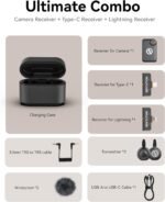 Hollyland Lark M2S Ultimate Combo (Camera RX+USB-C RX+Lightning RX) Wireless Lavalier Microphone for iPhone/Camera/Android/PC, Compact Mic, Titanium Clip, Noise Cancelling, Content Creation - Image 2