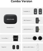 Hollyland LARK A1 Combo – Dual Wireless Lavalier Microphone System for Smartphones for creators - Image 6