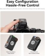 Hollyland Lark M2S Ultimate Combo (Camera RX+USB-C RX+Lightning RX) Wireless Lavalier Microphone for iPhone/Camera/Android/PC, Compact Mic, Titanium Clip, Noise Cancelling, Content Creation - Image 3