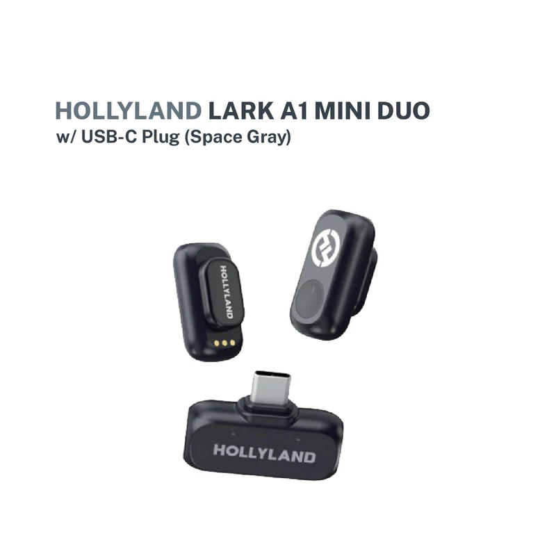 Hollyland LARK A1 Mini Duo (Space Gray) Official 1 year warranty - Image 3
