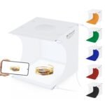 Puluz Mini LED Photography Shadowless Light Lamp Panel Pad + Studio Shooting Tent Box, Acrylic Material, 40cm x 40cm Effective Area