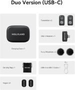 Hollyland LARK A1 Combo – Dual Wireless Lavalier Microphone System for Smartphones for creators - Image 8
