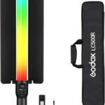 Godox LC500R RGB LED Light Stick Handheld Bi-Color & Full RGB Video Light with FX Effects, Wireless Control, and Built-in Battery