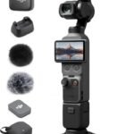DJI Osmo Pocket 4 Creator Combo Bundle, 4K/240fps Vlog Camera, 3-Axis Stabilization, Active Track 7.0 with Mic Mini Transmitter