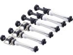 Photography Backdrop Wall Mount 3 Roller Support System, Manual Photo Background Ceiling Holder, Including 2 Tri-fold Hooks, 6 Expand Bars, 3 Chains, for Home Studio Live Stream Game Video - Image 8