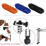 Photography Backdrop Wall Mount 3 Roller Support System, Manual Photo Background Ceiling Holder, Including 2 Tri-fold Hooks, 6 Expand Bars, 3 Chains, for Home Studio Live Stream Game Video - Image 9