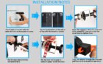 Photography Backdrop Wall Mount 3 Roller Support System, Manual Photo Background Ceiling Holder, Including 2 Tri-fold Hooks, 6 Expand Bars, 3 Chains, for Home Studio Live Stream Game Video - Image 2